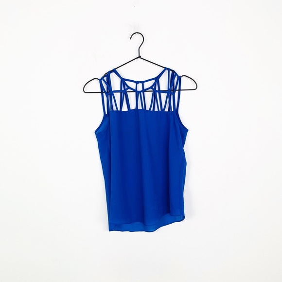 Naked Zebra Tops - 🌵5/$30 Naked zebra cobalt cage sleeveless tank